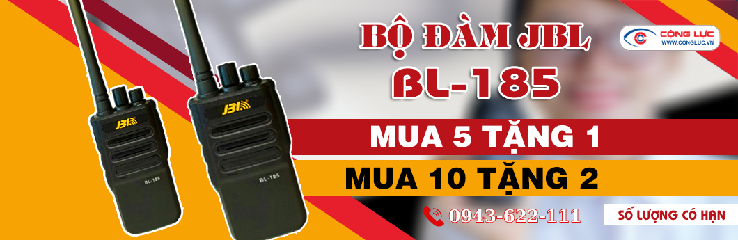 Bộ đàm JBL BL-185 khuyến mãi mua 5 tặng 1. Mua 10 tặng 2